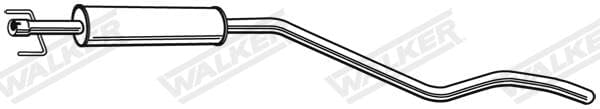 Walker 23141 Mittelschalldämpfer