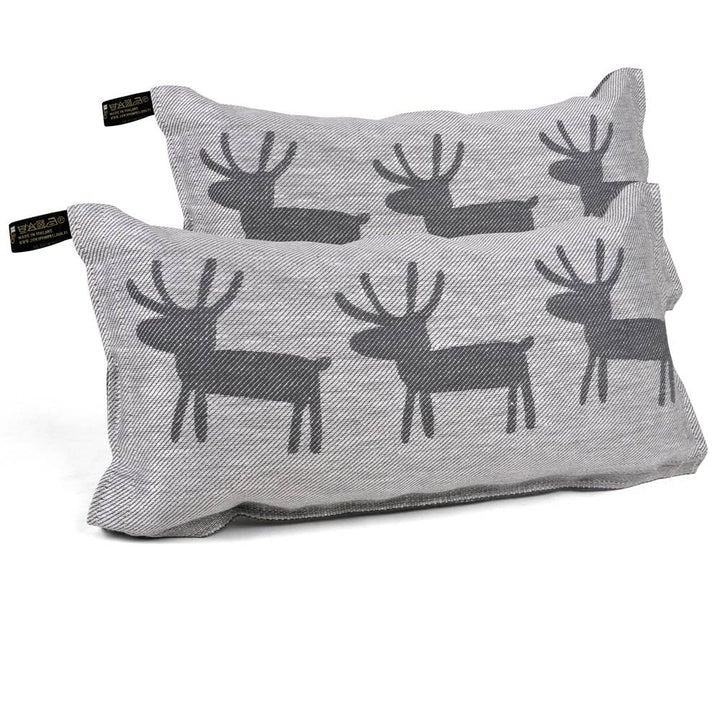 Jokipiin Premium Saunakissen 40 cm x 22 cm - 100% Made in Finland - ReisekissenLeinen Baumwo