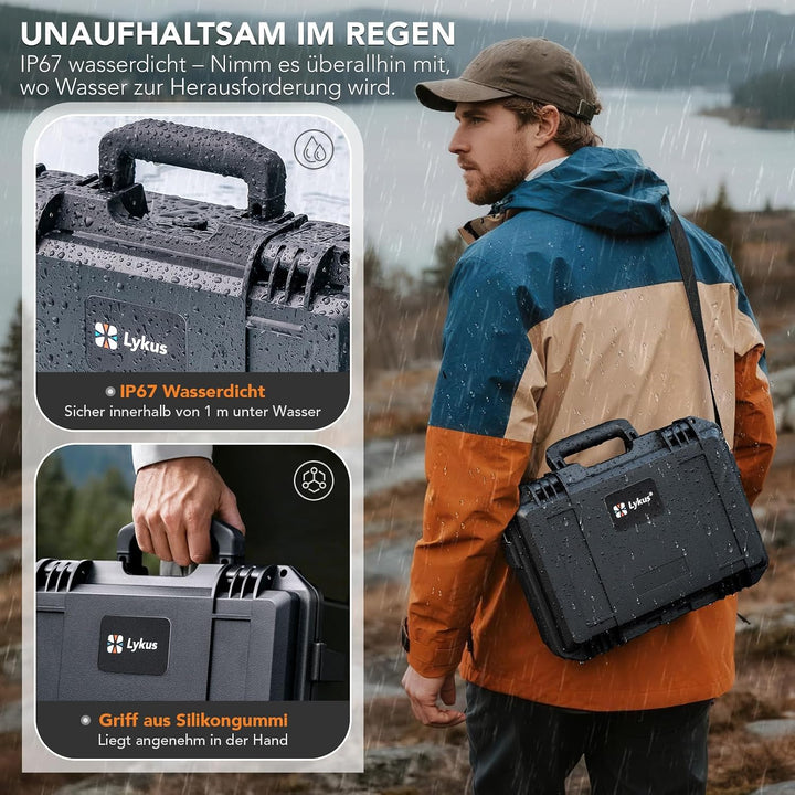 Lykus Titan LT110 wasserdichte Tasche/Koffer/Case für DJI Lito 1/Lito X1 Fly More Combo, RC2/RC-N3,