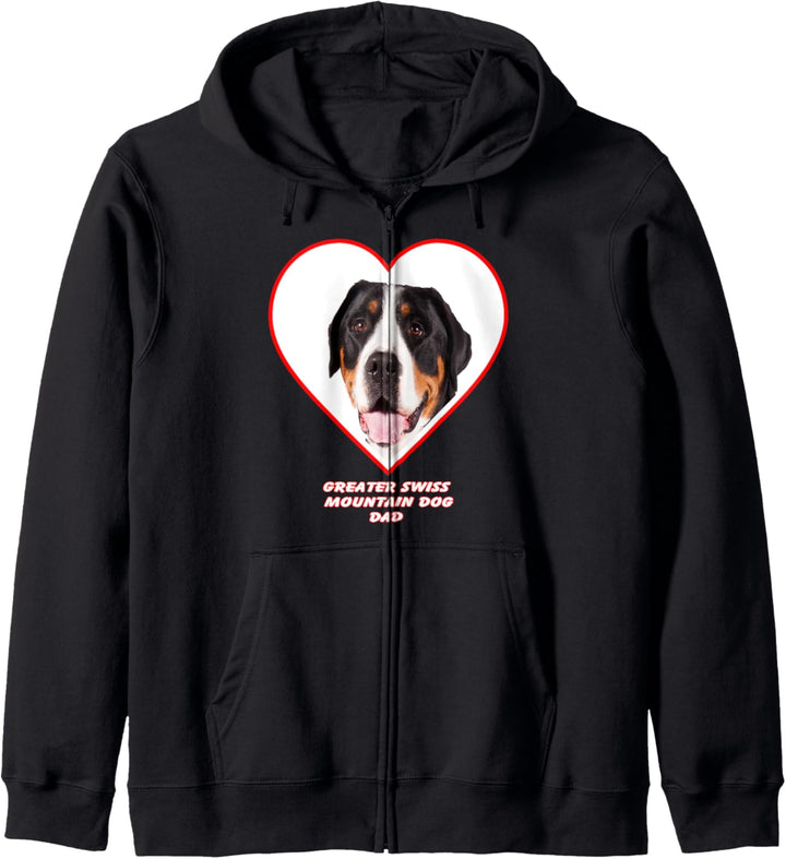 Greater Swiss Mountain Dog Dog Dad Kapuzenjacke