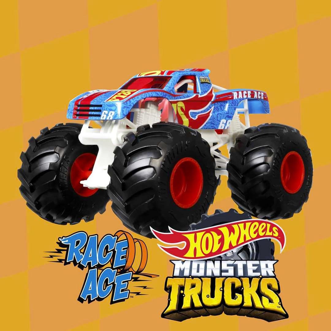 Hot Wheels - Monster Trucks Oversize (Race Ace) /Spielzeug
