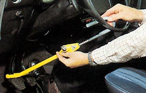 Kleinmetall Carlok Auto Diebstahlsicherung Lenkradkralle Absperrstange Farbe: ROT, Rot