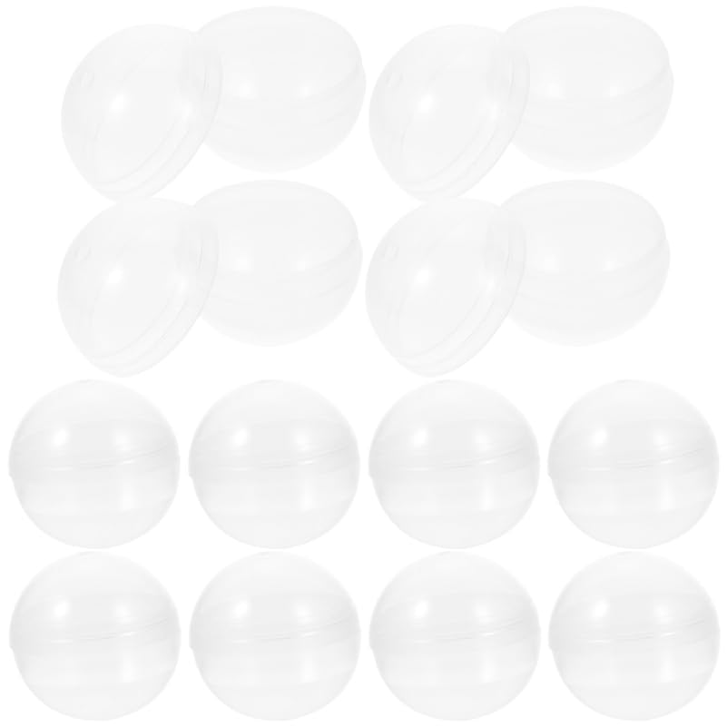 PRETYZOOM 20 Stück Klauenmaschinenbälle Transparent 2.76In Befüllbare Kunststoffkugeln Für Spielzeug