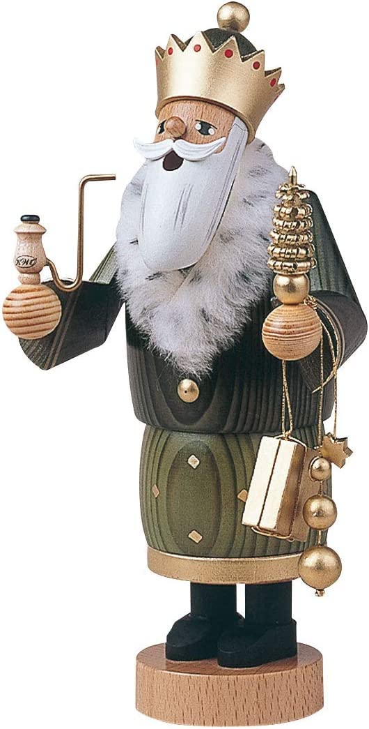 Räucherfigur Balthasar 22 cm NEU Rauchfigur Räuchermännel Räuchermann Erzgebirge