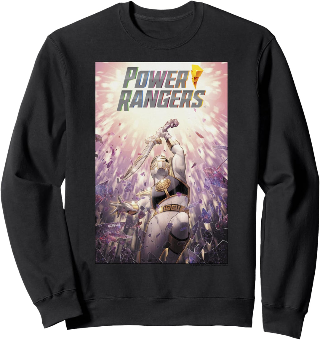 Power Rangers Mighty Morphing Group Battle Comic Poster Sweatshirt