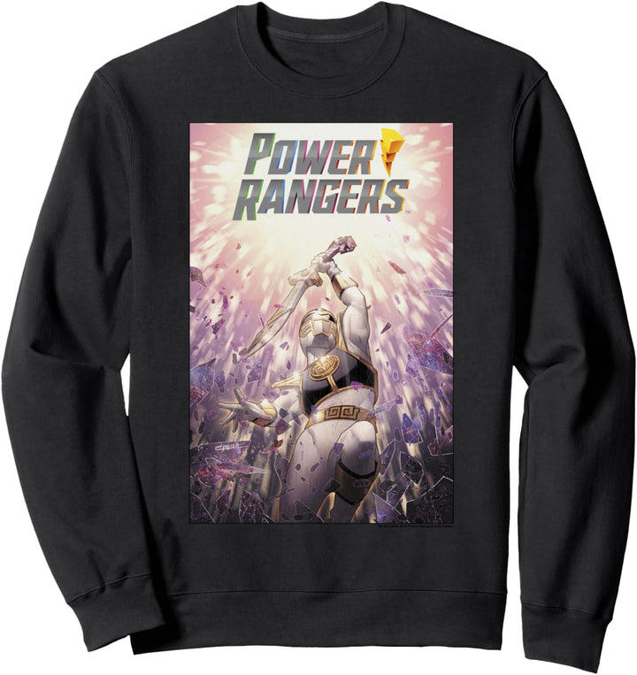 Power Rangers Mighty Morphing Group Battle Comic Poster Sweatshirt