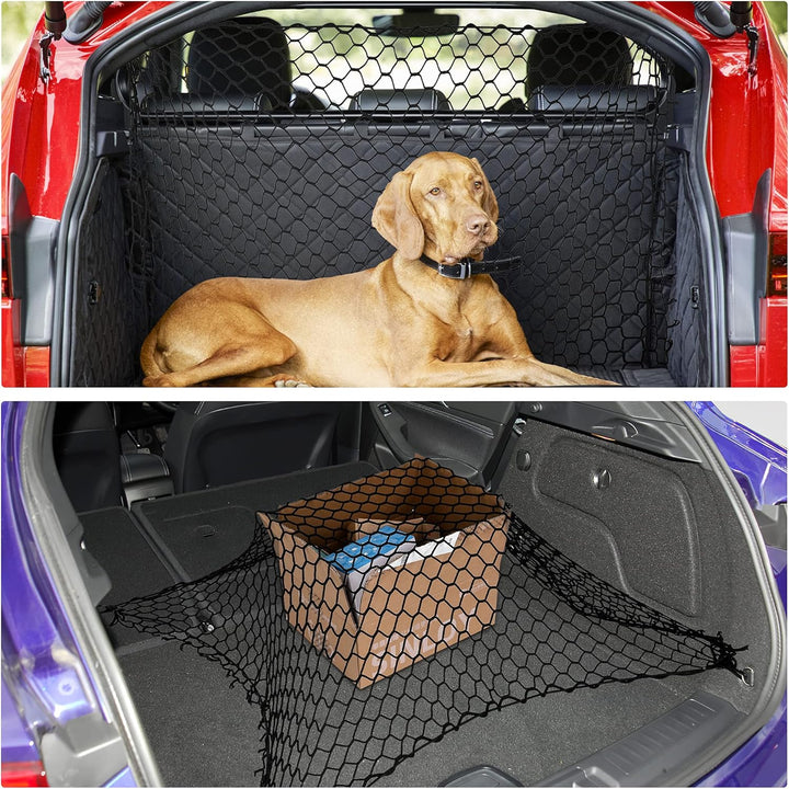 Hundegitter für den Kofferraum, grosses Auto, Hunde-Absperrnetz, Sicherheitsnetz für Hunde, Haustier