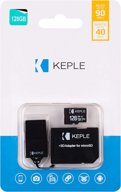 128GB Micro SD Speicherkarte | MicroSD Kompatibel mit Lenovo Tab 4, 10 Plus, 8 Plus, 7 Essential, Mo
