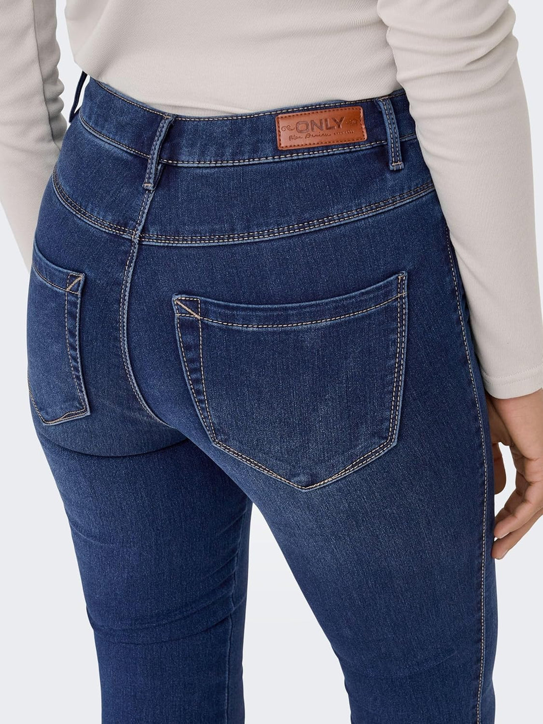 ONLY Female Skinny Jeans ONLROYAL Hohe Taille Skinny Fit Jeans XS / 34L Dark Blue Denim, XS / 34L Da