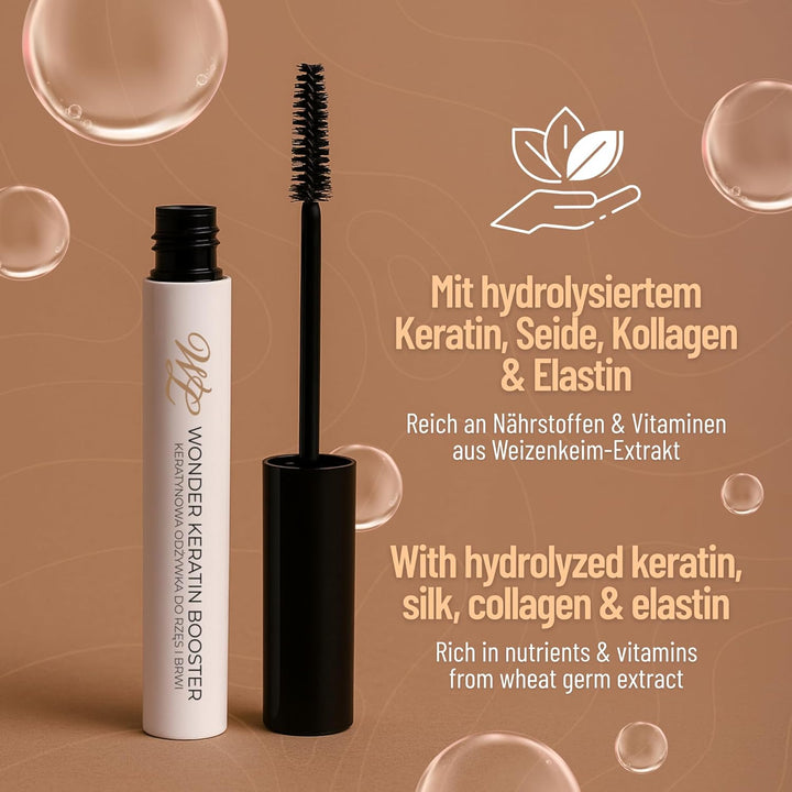 Keratin Booster 7 ml – Pflege nach Wimpernlifting & Brow Laminierung – Für Wimpern und Augenbrauen –