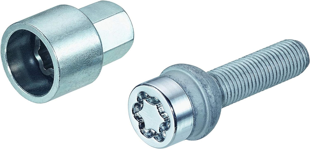 28038SU Radsicherungsbolzen SU (Standard) M12 x 1,50, Kugelsitz R12, Schaftlänge 49,5 mm, Gesamtläng