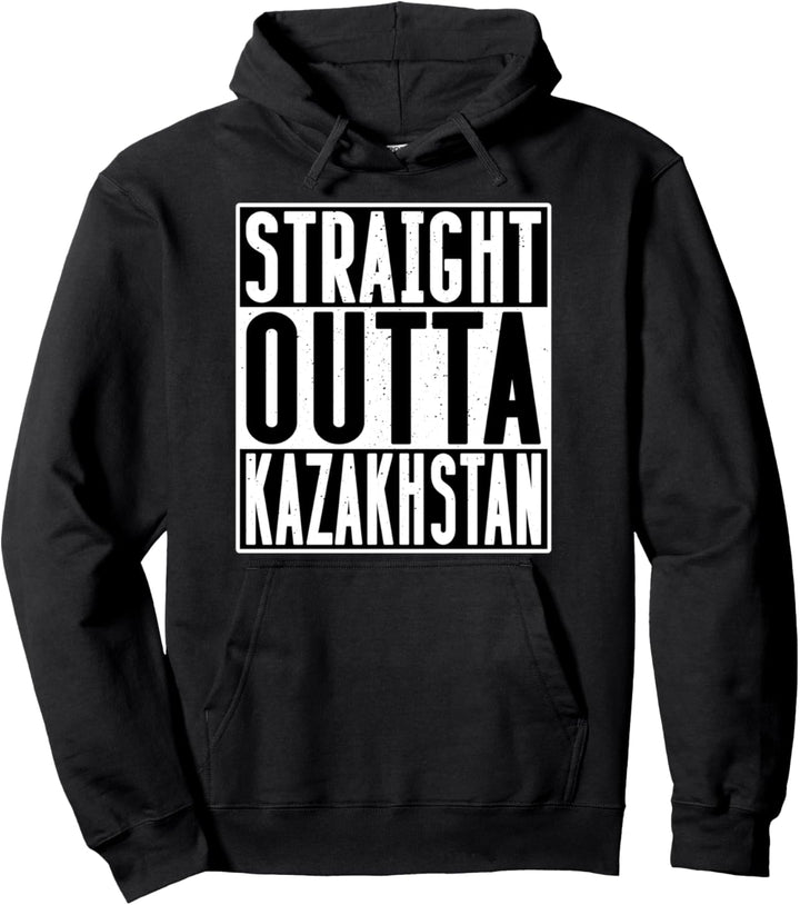 Straight Outta Kazakhstan Astana Russland CCCP UdSSR Russia Pullover Hoodie