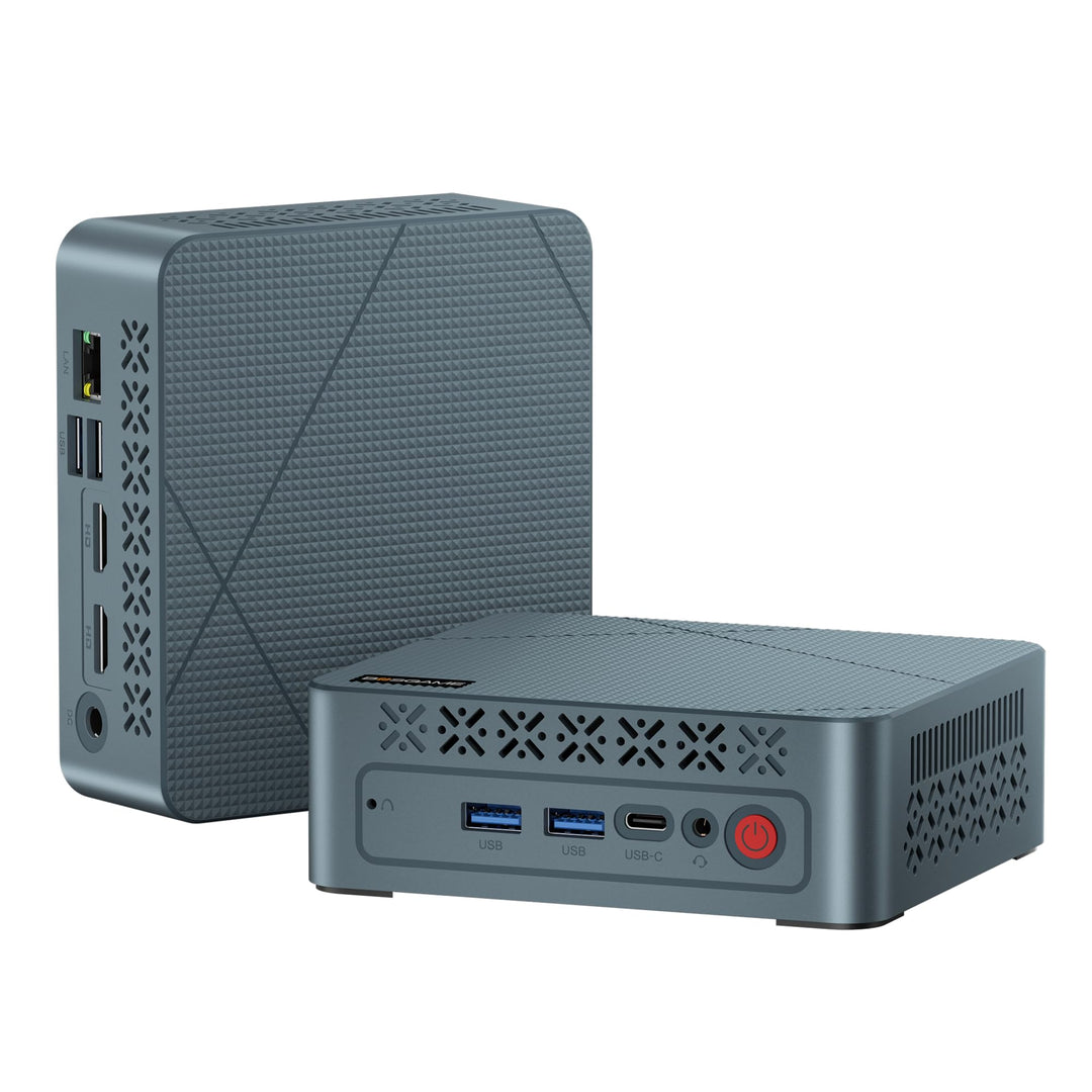 BOSGAME Intel Twin Lake-N150 Processor (up to 3.60GHz) Windows 11 Pro Mini Computer, 16GB RAM 500GB