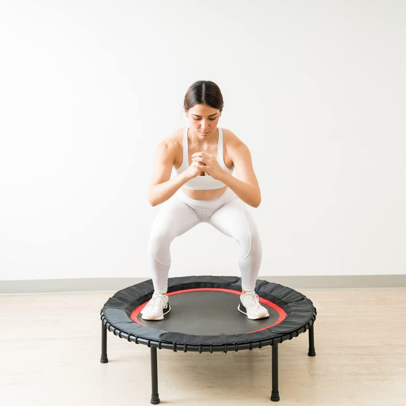 ATC Handels GmbH Trampolin Fitness mit und ohne Railing in 100 oder 120 cm - Fitness für zuhause, ef