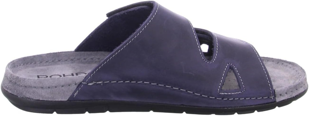 Rohde Herren Pantoletten Clogs Leder Rodigo-H 5914 40 EU 56 Ocean, 40 EU 56 Ocean