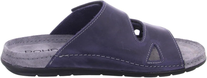 Rohde Herren Pantoletten Clogs Leder Rodigo-H 5914 40 EU 56 Ocean, 40 EU 56 Ocean