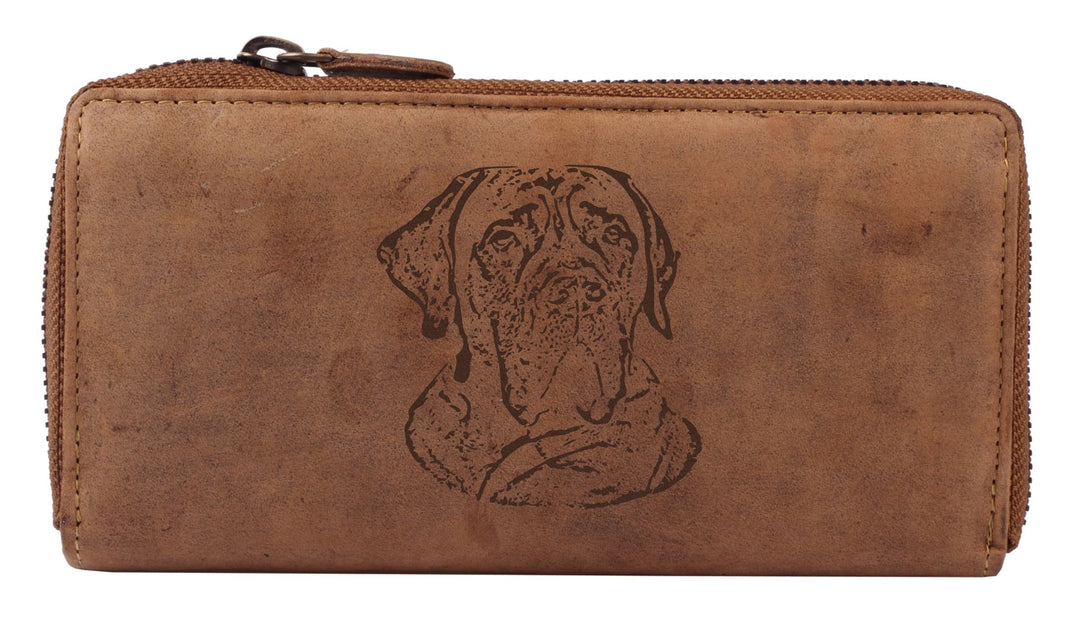 Greenburry Damengeldbörse mit Hunde-Motiv Deutsche Dogge, Deutsche Dogge
