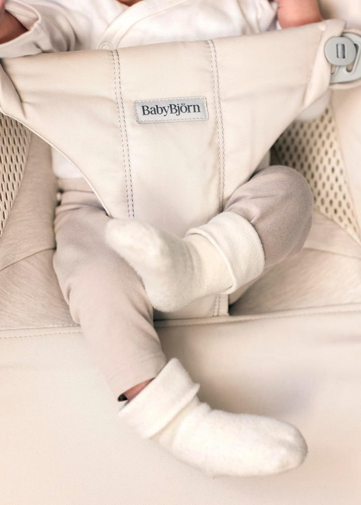BabyBjörn Balance Soft Hängematte, Stoff/Jersey, Tri-Fabric, Hellbeige