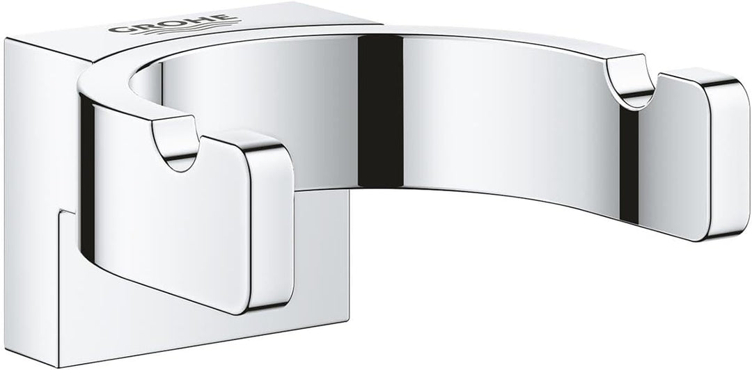 Grohe 41049000 Selection | Accessoires-Badetuchhalter | Chrom | 41058000 Chrom Doppelter Bademantelh