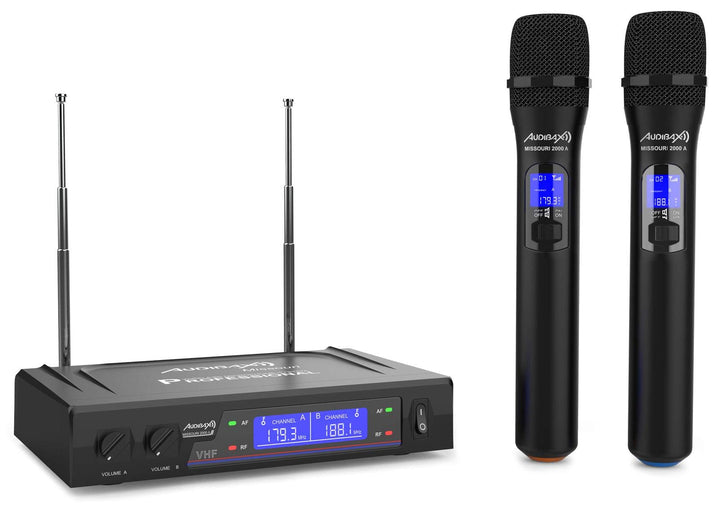Audibax Missouri 2000 Micrófono Inalámbrico Mano VHF Rango A