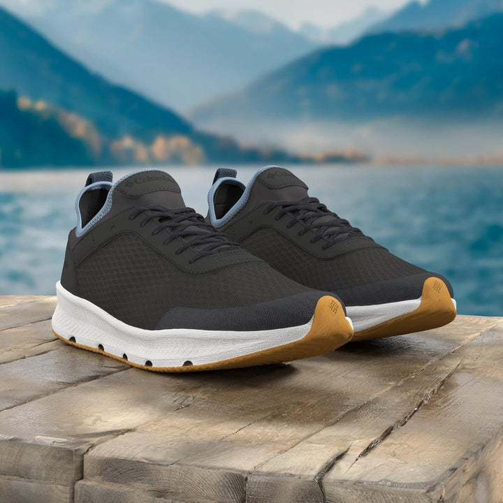 Columbia Summertide Trekking Und Wasserschuhe für Herren 46 EU Schwarz Shark X White, 46 EU Schwarz