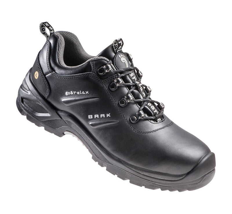 BAAK Sicherheitshalbschuhe S3"Harris" Industrial - Go and Relax. 1 Stück. 47. schwarz. 7214N 47 EU,