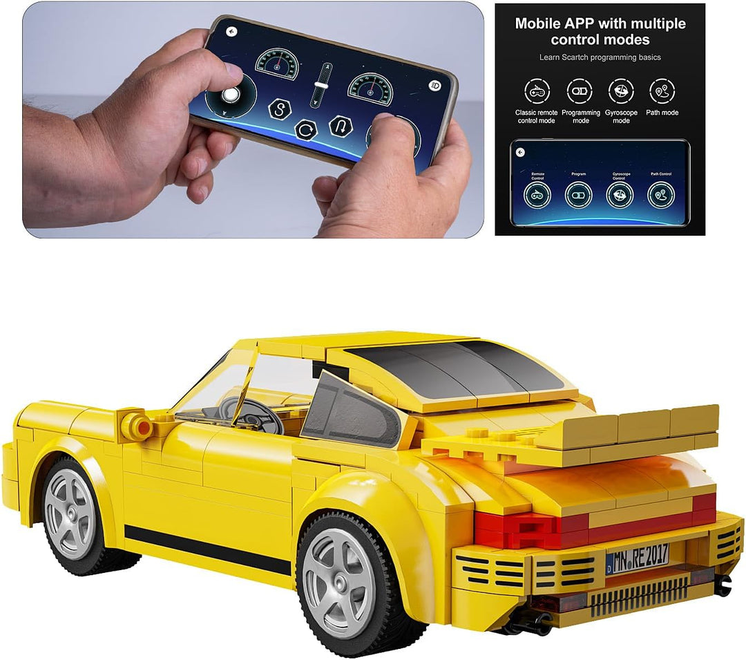 JAMARA 402855 CADA RUF CTR 2017 Yellowbird 1:20 2,4GHz Bricks, Auto Spielzeugauto, Sport Rennwagen f