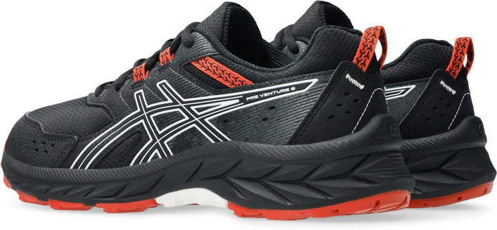 ASICS PRE Venture 9 GS Black/White 32.5 EU Black White, 32.5 EU Black White