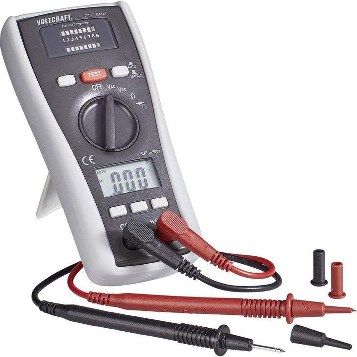 Kabeltester CT-3 DMM VOLTCRAFT CT-3 DMM Geeignet für BNC, RJ11 und RJ45