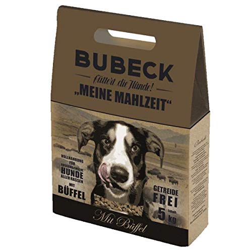 Hundefutter trocken getreidefrei von Bubeck mit Büffel gebacken Adult 5 kg (1er Pack), 5 kg (1er Pac
