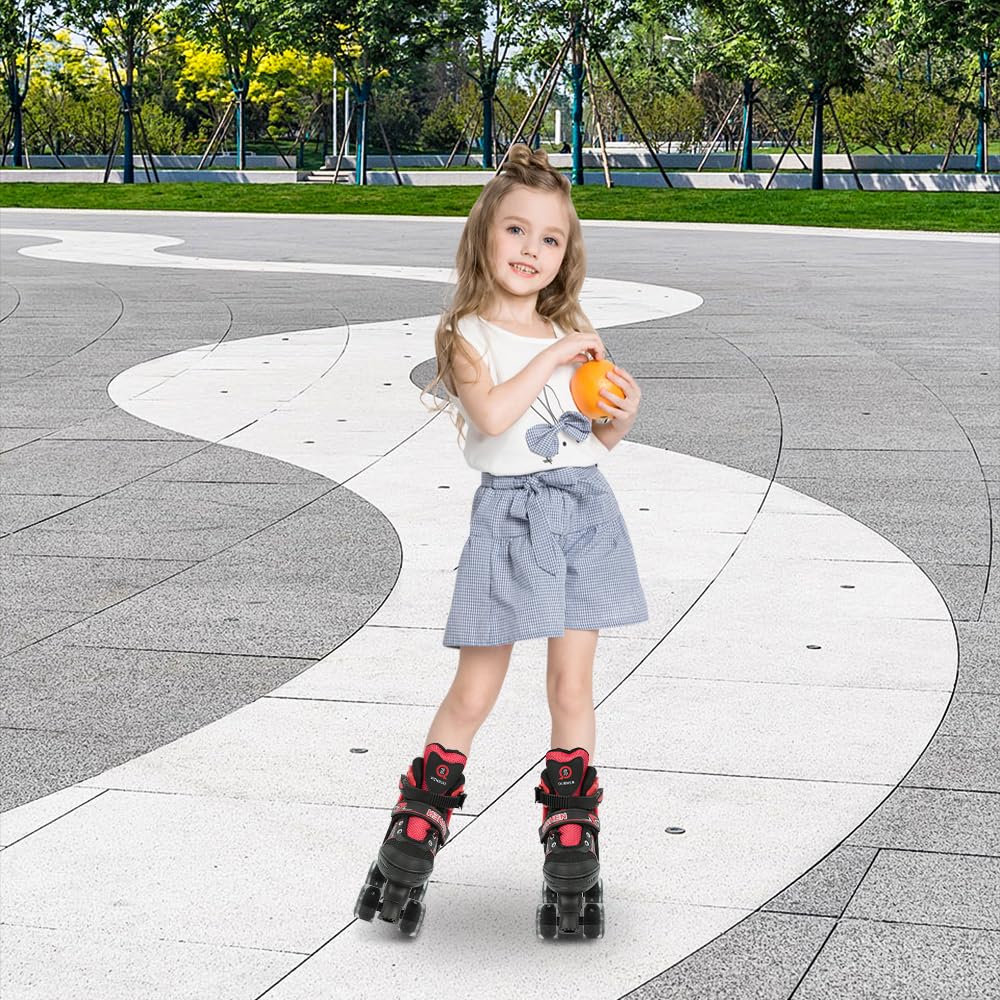 Inline Skates |Inliner für Kinder & Erwachsene | Inline Skates mit grossen Rädern 76 mm | Kids-Inlin