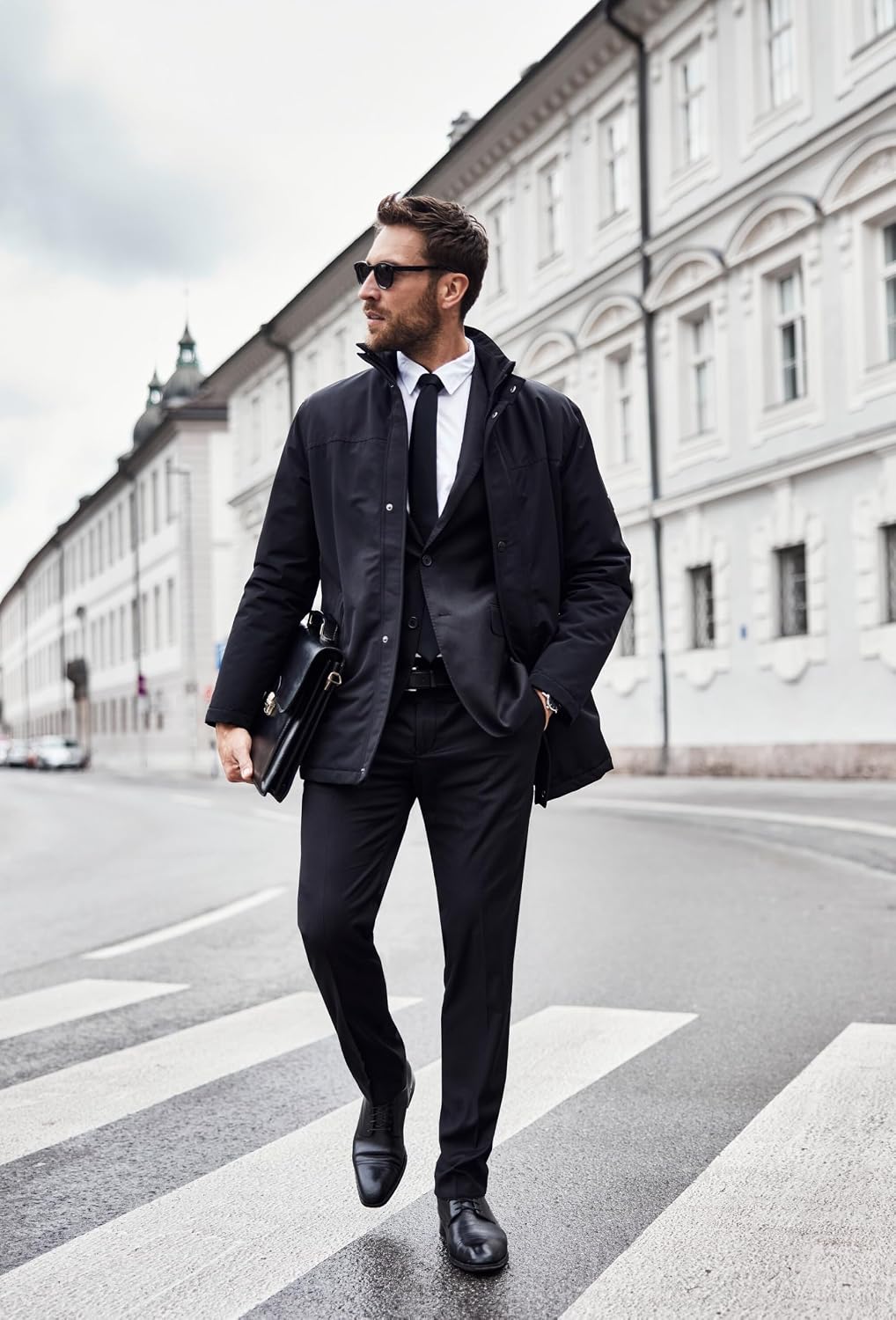 JP 1880 Herren grosse Grössen Übergrössen Menswear L-8XL Anzug KELTO, FLEXNAMIC®, bis Gr. 72/36 schw