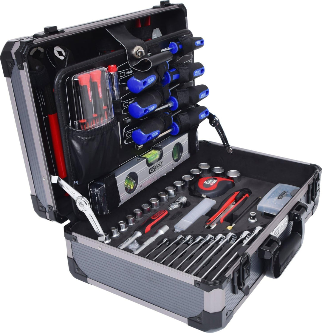 KS Tools, 911.0665 3/8" Universal Werkzeug Satz,165 teilig, Werkzeugkoffer, Werkzeugkasten, Werkzeug