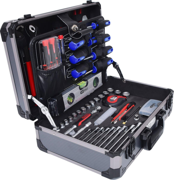 KS Tools, 911.0665 3/8" Universal Werkzeug Satz,165 teilig, Werkzeugkoffer, Werkzeugkasten, Werkzeug