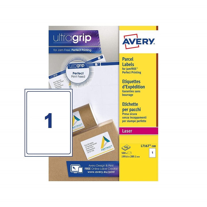 Avery BlockOut Versandetiketten