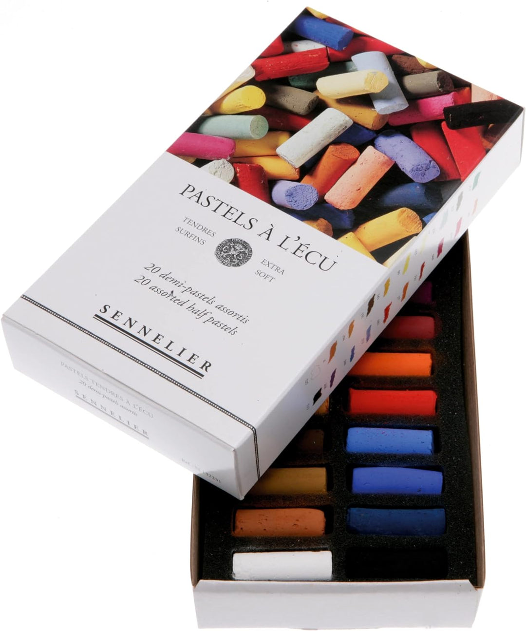 Sennelier Weiches Pastell-Set, 20 Farben, mehrfarbig 20 stück (1er Pack) mehrfarbig, 20 stück (1er P