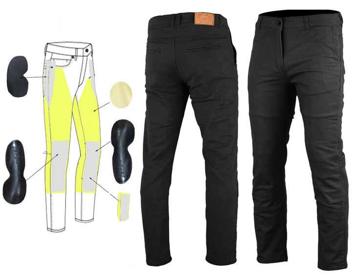 Bikers Gear KCBK-30S, (36S) UK Schwarz