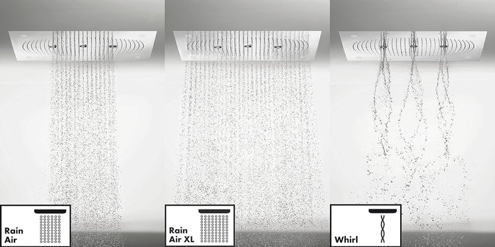hansgrohe Raindance Rainmaker Air Unterputz Duschkopf, Kopfbrause mit 3 Strahlarten ohne Beleuchtung