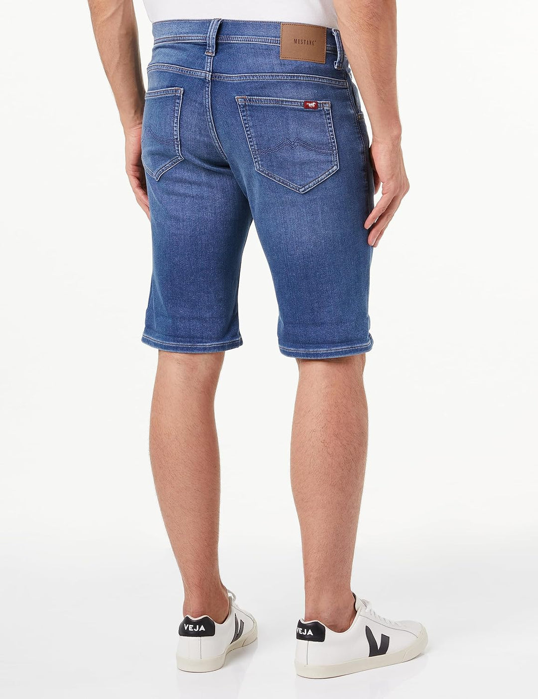 MUSTANG Herren Style Chicago Z Shorts, 36 Jeansblau