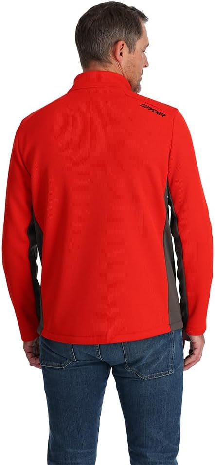 Spyder Herren Bandit 1/2 Zip Fleecejacke M Volcano, M Volcano
