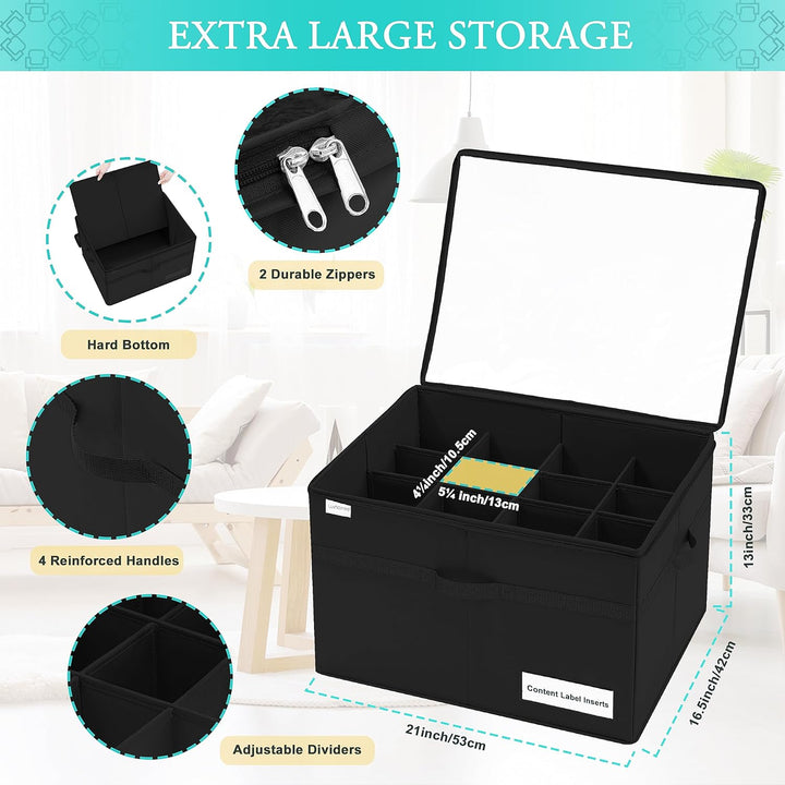 Schuhorganizer für Closet, Passt 16 Paare, grosse Schuhschrank, Schuhbox mit Durchsichtigem Deckel,