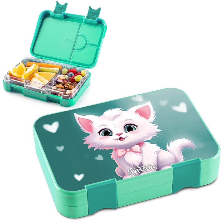 Jarlson® Brotdose Kinder mit Fächern - TONI Lunchbox - Bento Box auslaufsicher – Jausenbox für Kinde