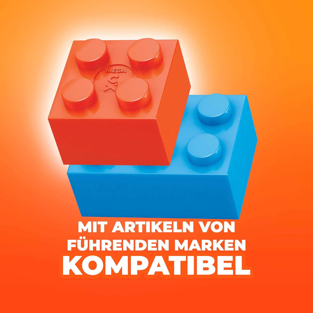 MEGA HFG06 - Mega Construx Pokémon Glumanda Evolutionsset, Konstruktionsspielzeug, Spielzeug ab 7 Ja