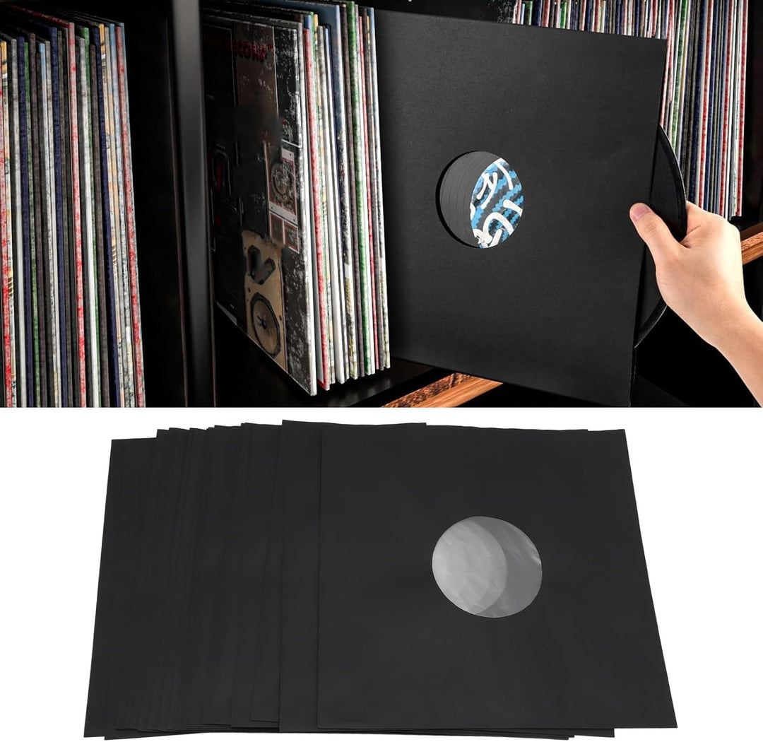 20 Stück Vinyls Schallplattenhüllen, 12 Zoll 350 g/m² Dicke Schallplatten Aussenhüllen aus Pappe, 33
