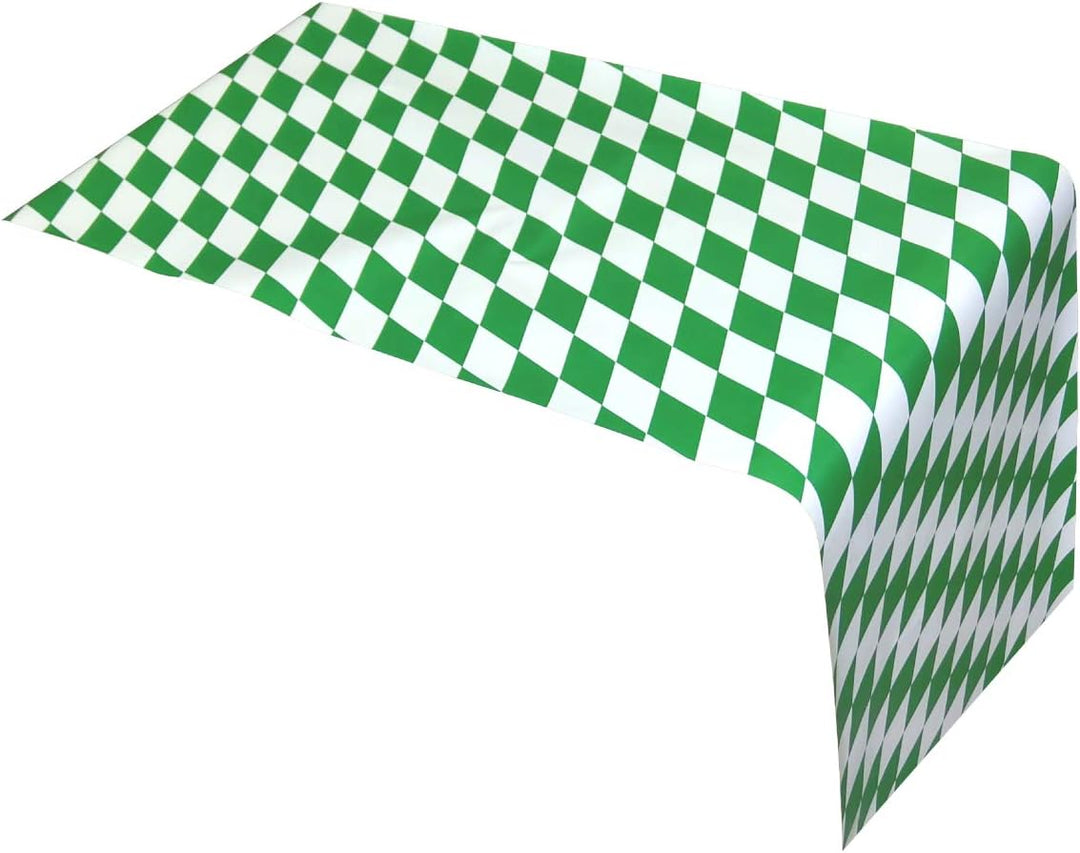 Papier Tischläufer 50m x 0,40m Raute grün-weiss Raute Grün-weiss 40 x 5000 cm (Rechteckig), Raute Gr