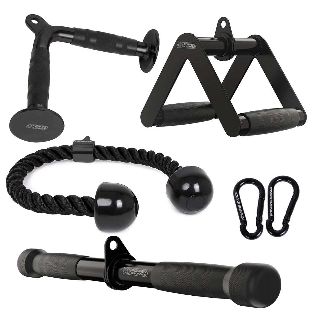 POWER GUIDANCE Trizeps-Kabelzug nach unten drücken, Gewicht Maschinenzubehör 6# V Handle+Triceps Rop