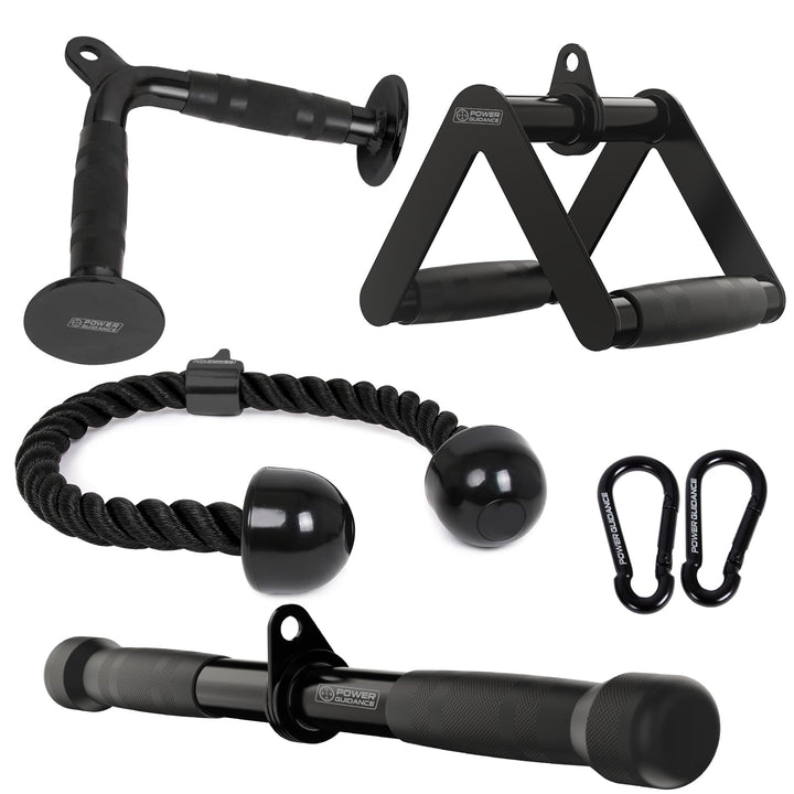 POWER GUIDANCE Trizeps-Kabelzug nach unten drücken, Gewicht Maschinenzubehör 6# V Handle+Triceps Rop