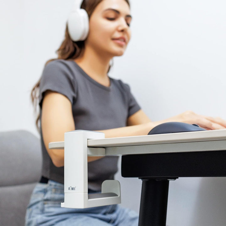 KIWIFOTOS Kopfhörer Halterung Halter Unter dem Tisch, Kopfhörer Ständer Kopfhörer Haken für Home-Off
