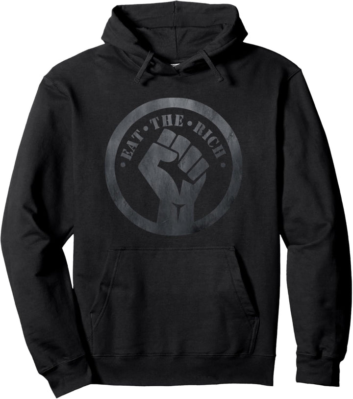 Eat Rich Protest erhöhte Faust Pullover Hoodie