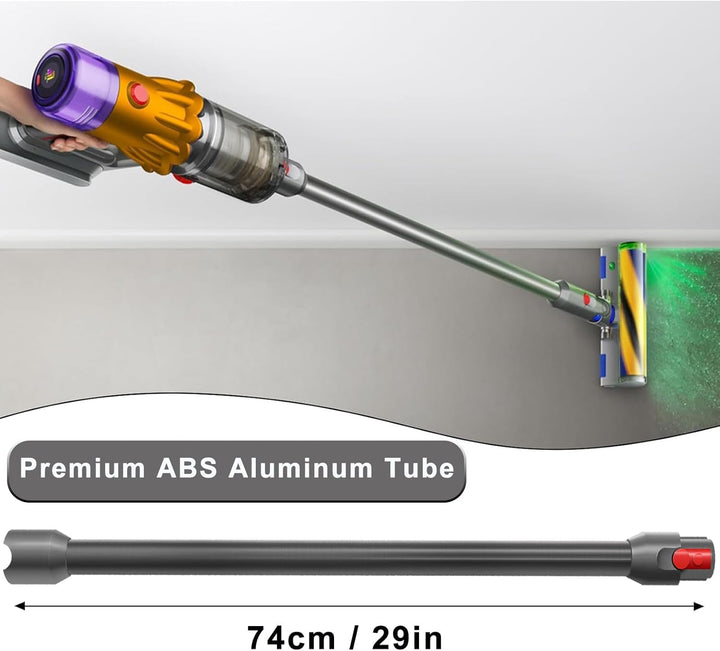 Ersatzteile Verlängerungsrohr für Dyson V12 Detect Slim Staubsauger, Saugrohr Länge 74 cm, Rohr Ersa
